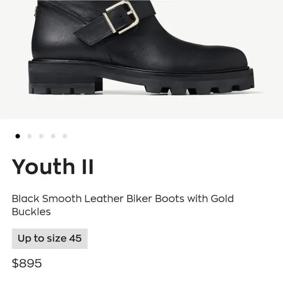 The Jimmy Choo Youth II Leather Boot features a leather upper, - Picture 14 of 14